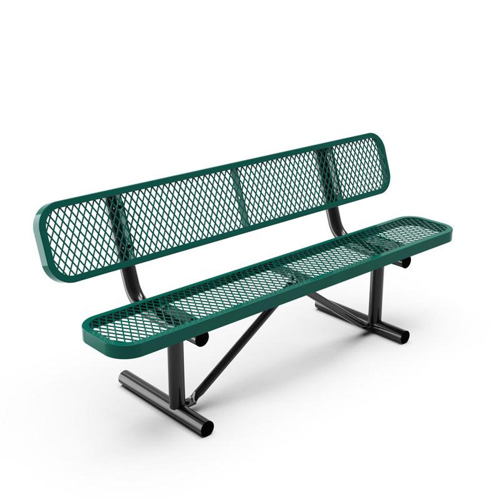 Sigrid 6' Outdoor Bench with Backrest