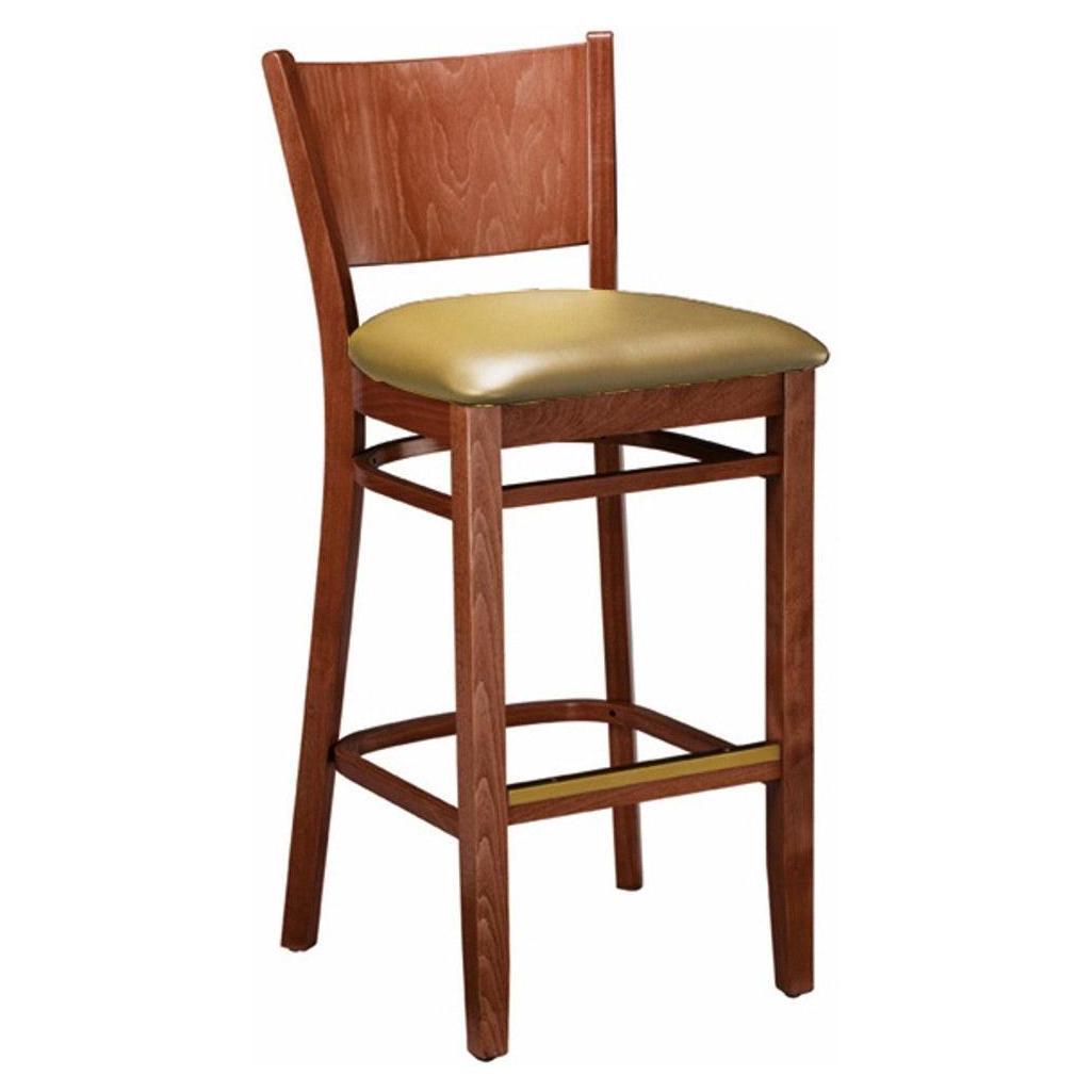 2437U Wood Upholstered Counter Stool – Restaurant Furniture Plus
