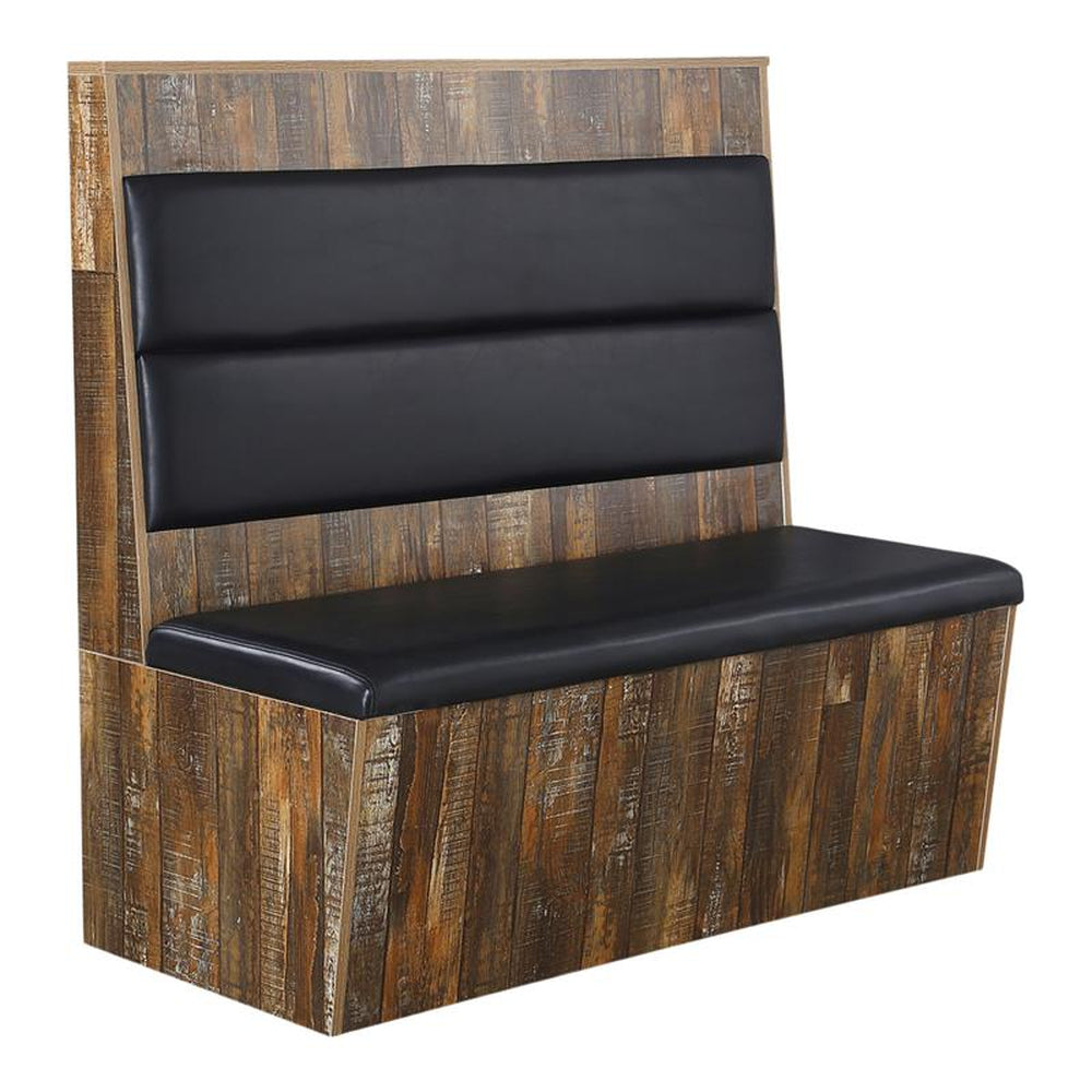 Wood Laminate Horizontal Channel Back / Restaurant Booth