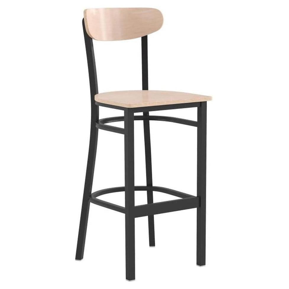 Wright Bar Stool with 500 Capacity Boomerang Back – Restaurant
