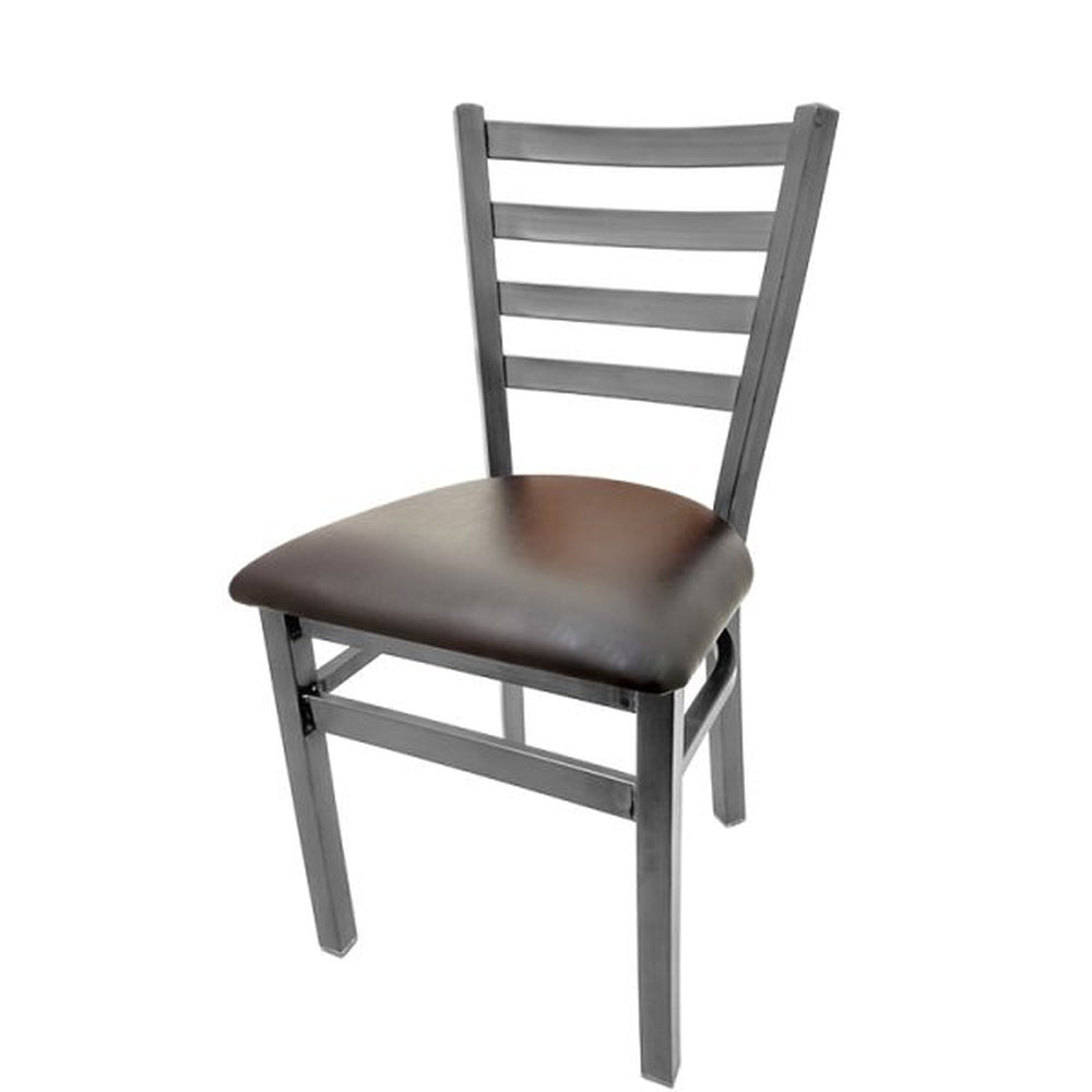 Clear Coat Ladderback Chair with Plain Welds