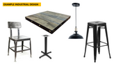 Industrial Restaurant Furniture Design Package
