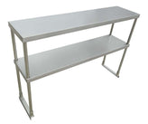 Stainless Steel Double Overshelves