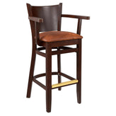 The Benson Wood Arm Bar Stool 19c4dcc8b3250e8473