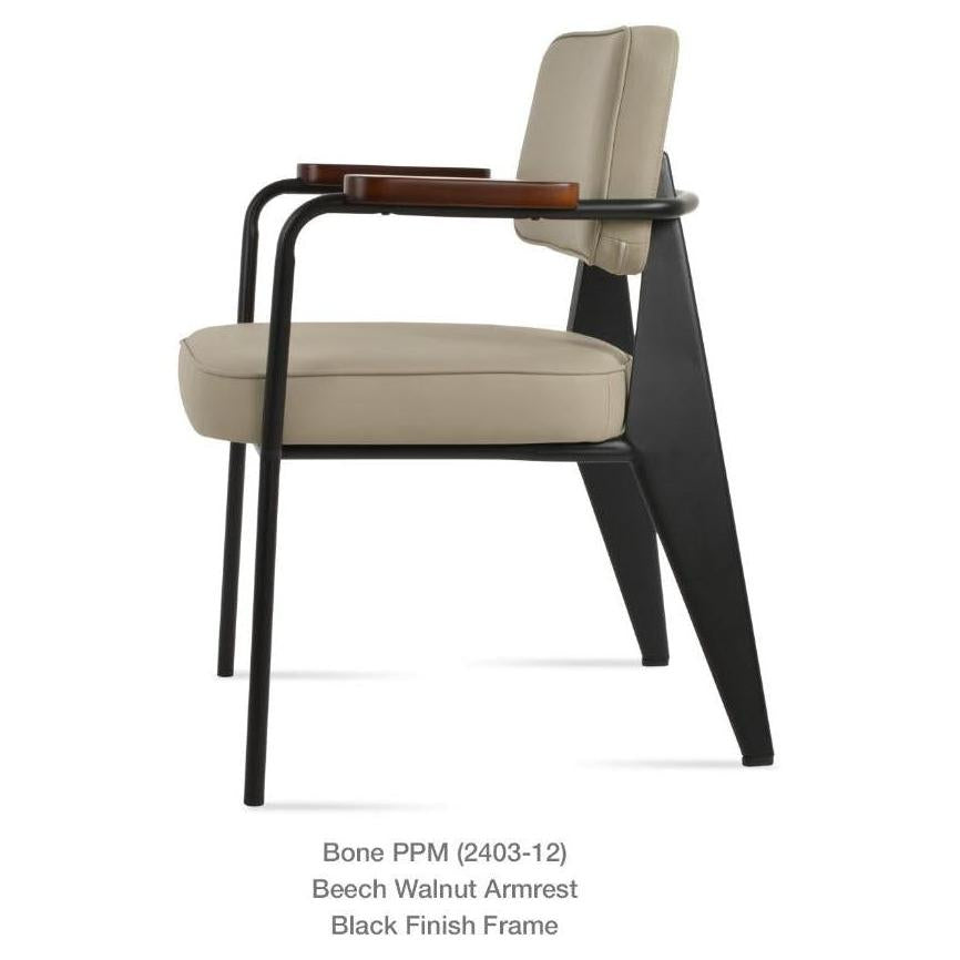 Coral Upholstered Arm Chair