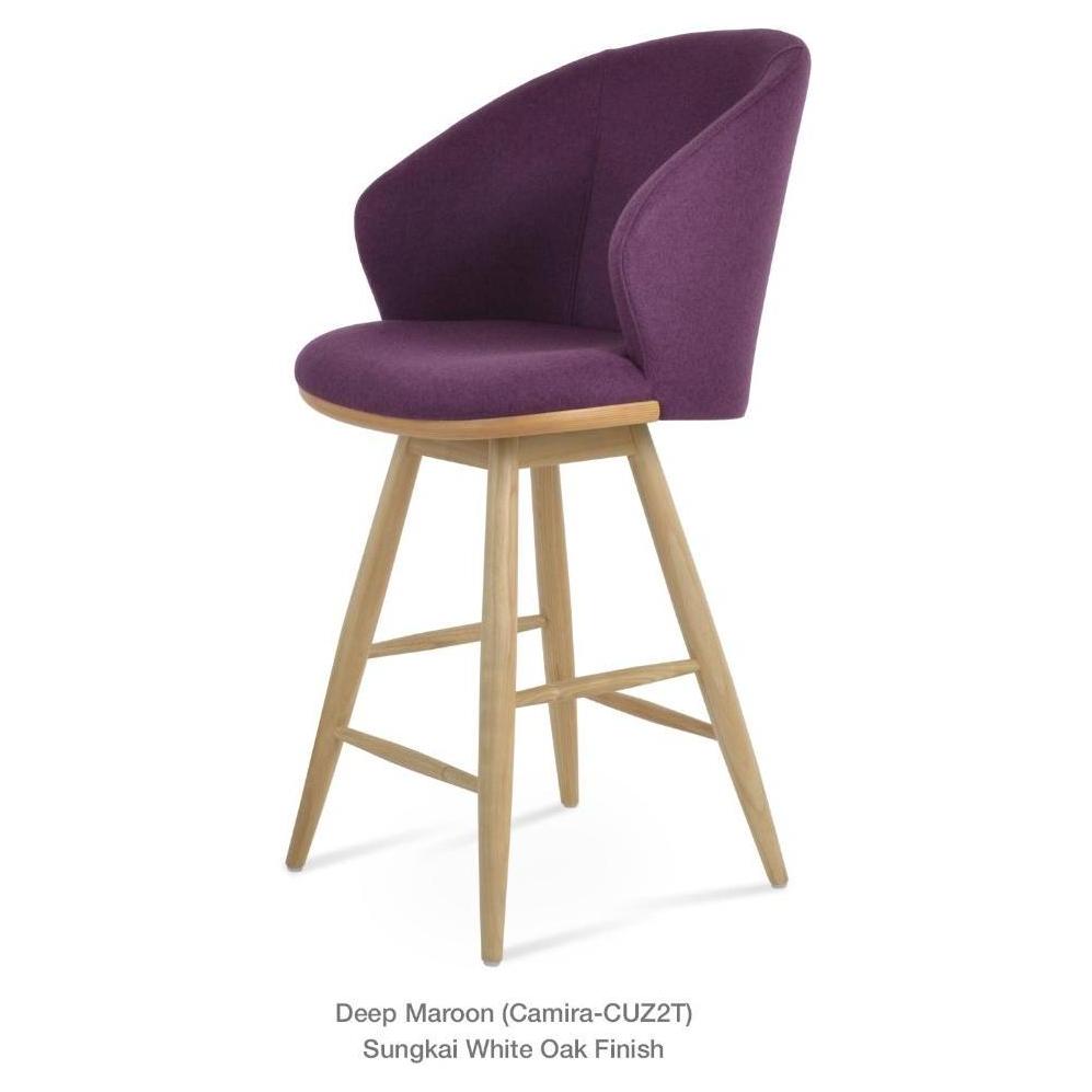 Athena Baba Upholstered Bar Stool