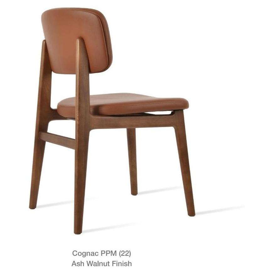 Paros Modern Wood Upholstered Dining Chair