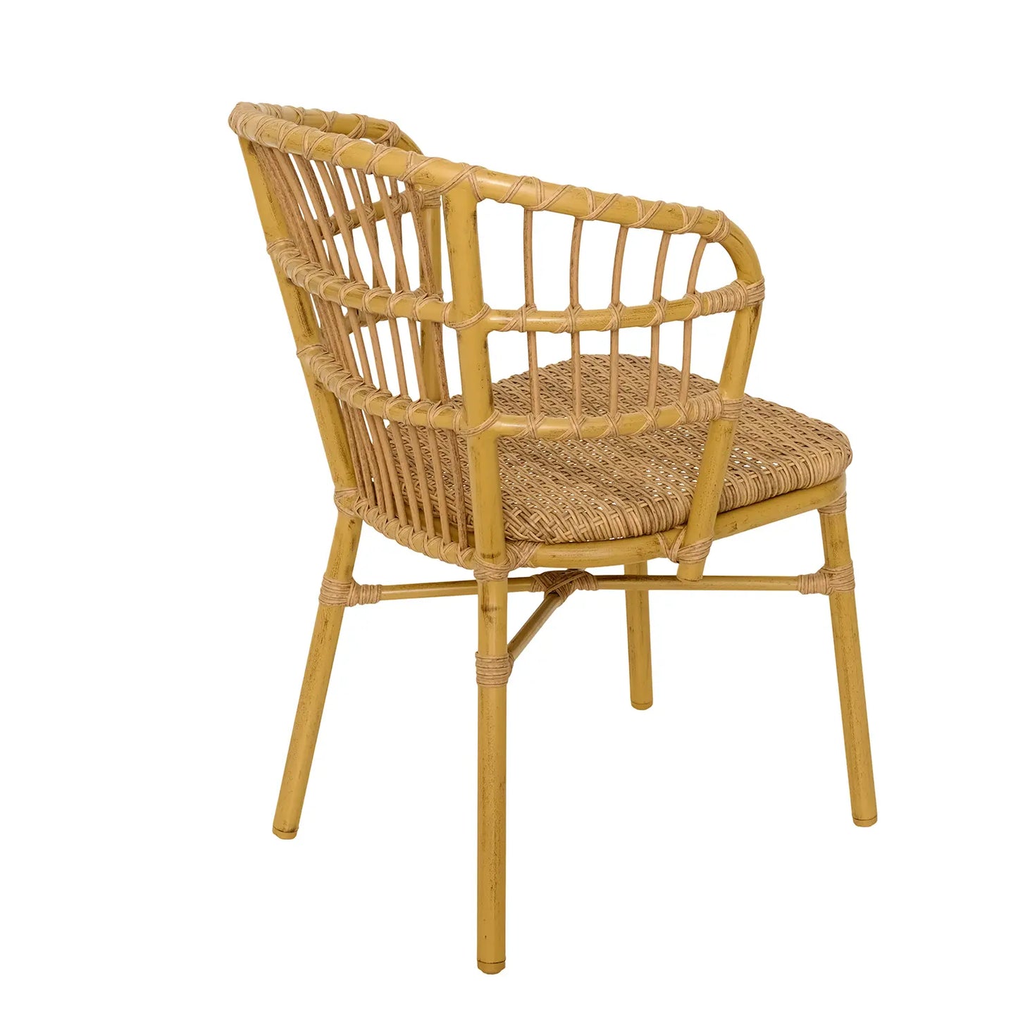 Roatan Stacking Aluminum Outdoor Arm Chair