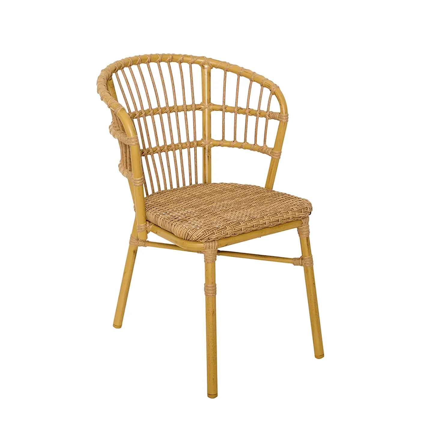 Roatan Stacking Aluminum Outdoor Arm Chair