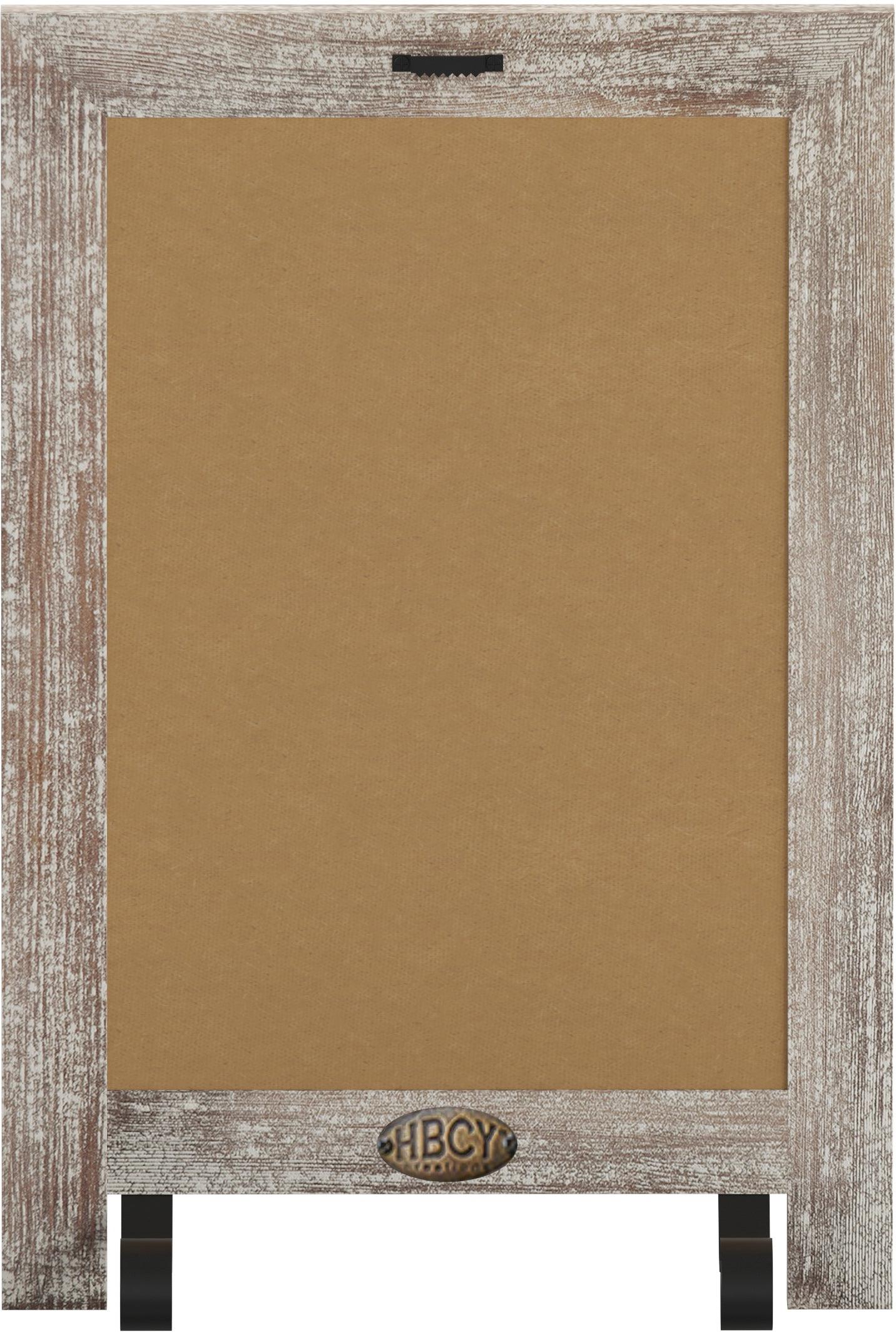 Canterbury 9.5" x 14" Weathered Tabletop Magnetic Chalkboards with Metal Scrolled Legs, Hanging Wall Chalkboards, Countertop Memo Boards, Set of 10