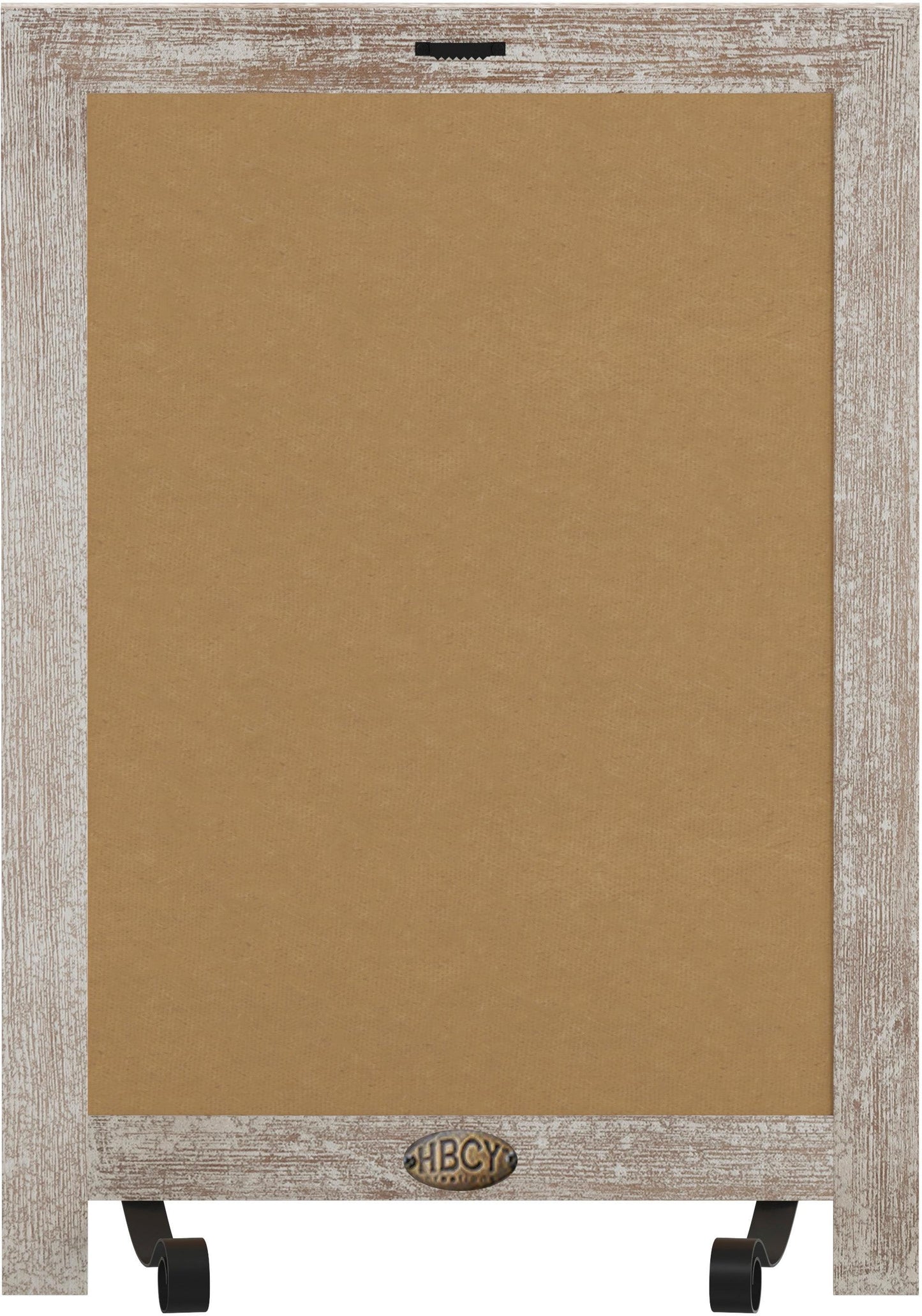 Canterbury 12" x 17" Weathered Tabletop Magnetic Chalkboards with Metal Scrolled Legs, Hanging Wall Chalkboards, Countertop Memo Boards, Set of 10