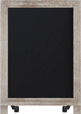 Canterbury 12" x 17" Weathered Tabletop Magnetic Chalkboards with Metal Scrolled Legs, Hanging Wall Chalkboards, Countertop Memo Boards, Set of 10