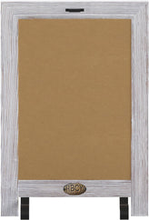 Canterbury 9.5" x 14" Whitewashed Tabletop Magnetic Chalkboards with Metal Scrolled Legs, Hanging Wall Chalkboards, Countertop Memo Boards, Set of 10