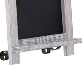 Canterbury 9.5" x 14" Whitewashed Tabletop Magnetic Chalkboards with Metal Scrolled Legs, Hanging Wall Chalkboards, Countertop Memo Boards, Set of 10