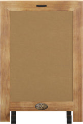 Canterbury 9.5" x 14" Torched Wood Tabletop Magnetic Chalkboards with Metal Scrolled Legs, Hanging Wall Chalkboards, Countertop Memo Boards, Set of 10