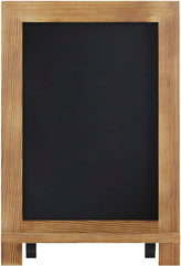 Canterbury 9.5" x 14" Torched Wood Tabletop Magnetic Chalkboards with Metal Scrolled Legs, Hanging Wall Chalkboards, Countertop Memo Boards, Set of 10