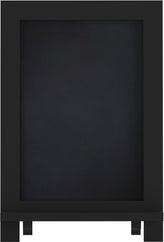 Canterbury 9.5" x 14" Black Tabletop Magnetic Chalkboards with Metal Scrolled Legs, Hanging Wall Chalkboards, Countertop Memo Boards, Set of 10