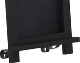 Canterbury 9.5" x 14" Black Tabletop Magnetic Chalkboards with Metal Scrolled Legs, Hanging Wall Chalkboards, Countertop Memo Boards, Set of 10
