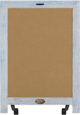 Canterbury 12" x 17" Rustic Blue Tabletop Magnetic Chalkboards with Metal Scrolled Legs, Hanging Wall Chalkboards, Countertop Memo Boards, Set of 10