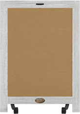 Canterbury 12" x 17" Whitewashed Tabletop Magnetic Chalkboards with Metal Scrolled Legs, Hanging Wall Chalkboards, Countertop Memo Boards, Set of 10