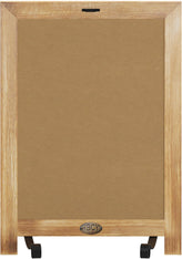 Canterbury 12" x 17" Torched Wood Tabletop Magnetic Chalkboards with Metal Scrolled Legs, Hanging Wall Chalkboards, Countertop Memo Boards, Set of 10