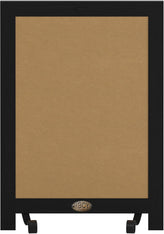 Canterbury 12" x 17" Black Tabletop Magnetic Chalkboards with Metal Scrolled Legs, Hanging Wall Chalkboards, Countertop Memo Boards, Set of 10