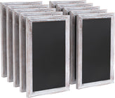 Canterbury 11" x 17" Whitewashed Wall Mount Magnetic Chalkboard Sign, Hanging Wall Chalkboard Memo Board for Home, School, or Business, Set of 10