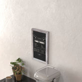 Canterbury 11" x 17" Whitewashed Wall Mount Magnetic Chalkboard Sign, Hanging Wall Chalkboard Memo Board for Home, School, or Business, Set of 10