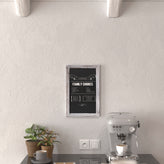 Canterbury 11" x 17" Whitewashed Wall Mount Magnetic Chalkboard Sign, Hanging Wall Chalkboard Memo Board for Home, School, or Business, Set of 10