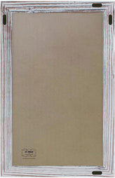 Canterbury 11" x 17" Whitewashed Wall Mount Magnetic Chalkboard Sign, Hanging Wall Chalkboard Memo Board for Home, School, or Business, Set of 10