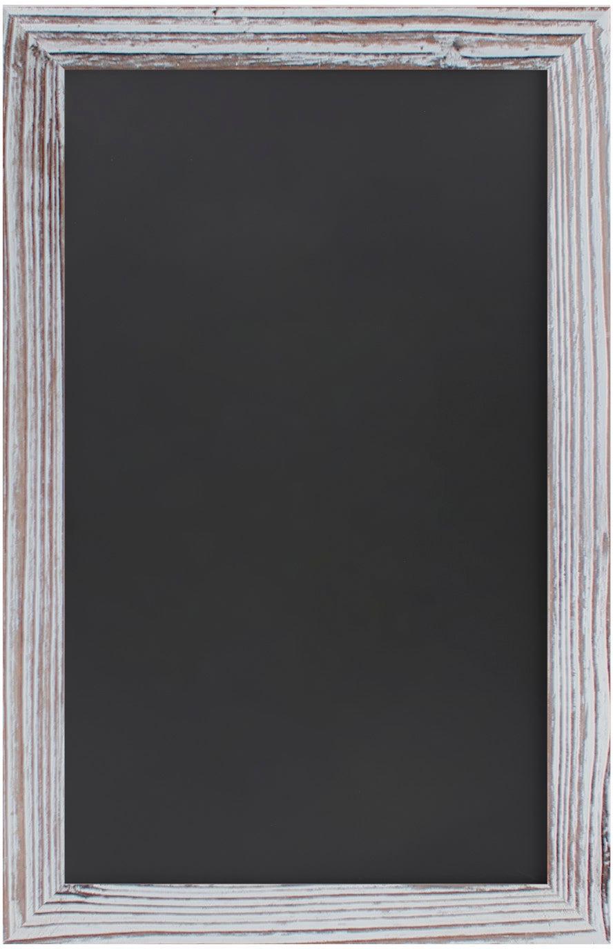 Canterbury 11" x 17" Whitewashed Wall Mount Magnetic Chalkboard Sign, Hanging Wall Chalkboard Memo Board for Home, School, or Business, Set of 10