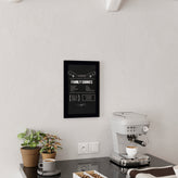 Canterbury 11" x 17" Black Wall Mount Magnetic Chalkboard Sign, Hanging Wall Chalkboard Memo Board for Home, School, or Business, Set of 10