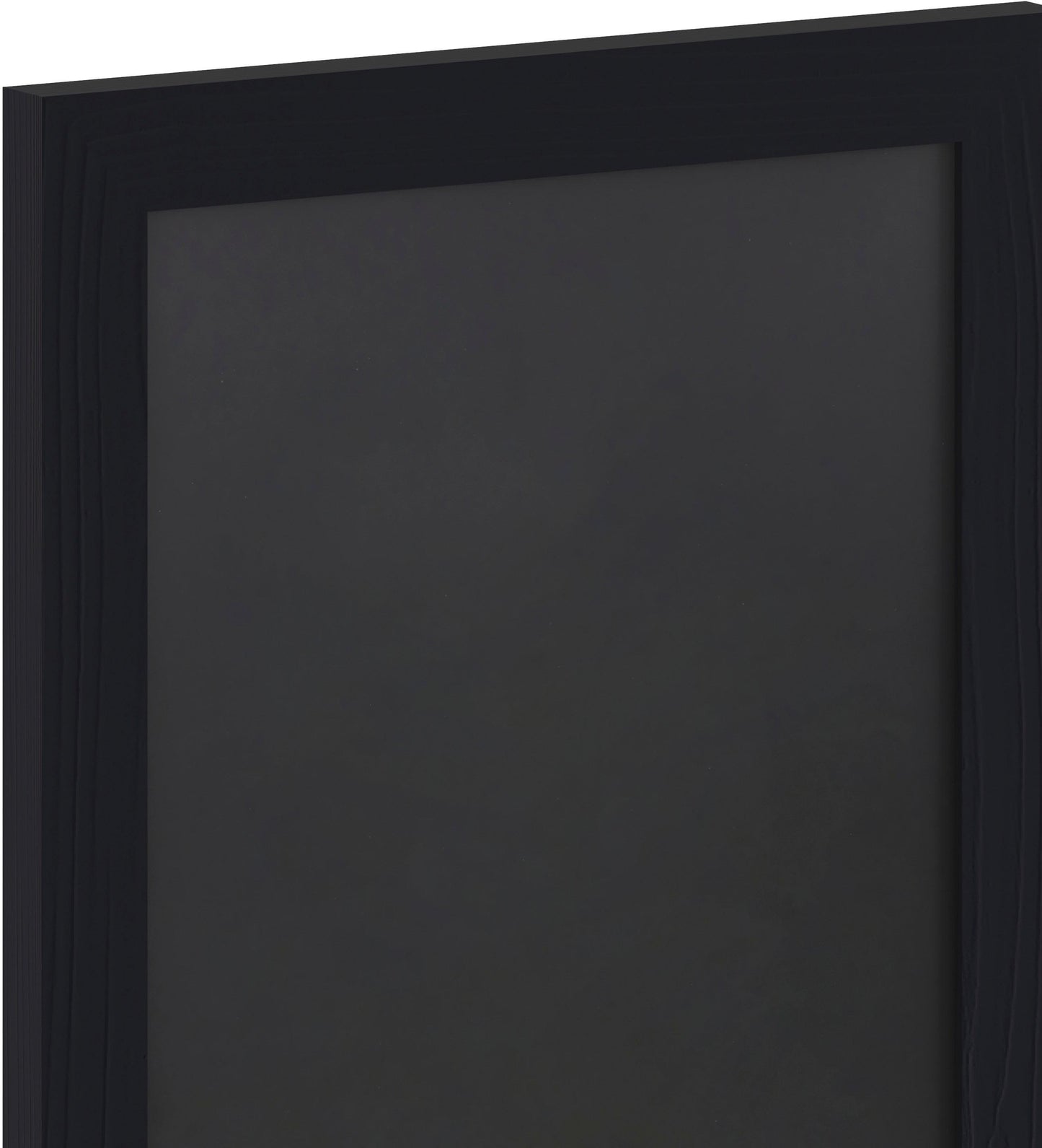 Canterbury 11" x 17" Black Wall Mount Magnetic Chalkboard Sign, Hanging Wall Chalkboard Memo Board for Home, School, or Business, Set of 10