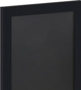 Canterbury 11" x 17" Black Wall Mount Magnetic Chalkboard Sign, Hanging Wall Chalkboard Memo Board for Home, School, or Business, Set of 10