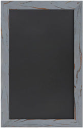 Canterbury 11" x 17" Rustic Gray Wall Mount Magnetic Chalkboard Sign, Hanging Wall Chalkboard Memo Board for Home, School, or Business, Set of 10