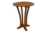 Eucalyptus Outdoor Deluxe Bar Table 30" Round