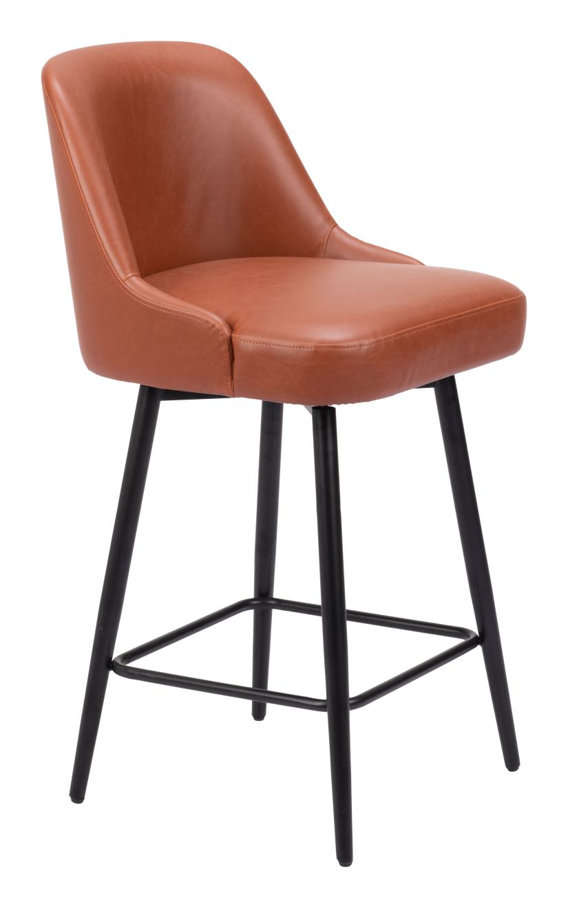 Keppel Upholstered Swivel Barstool