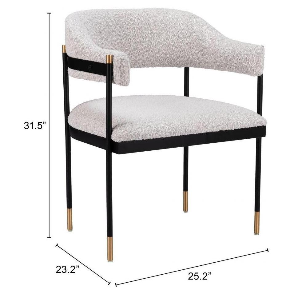 Zadar Dining Chair Misty Gray