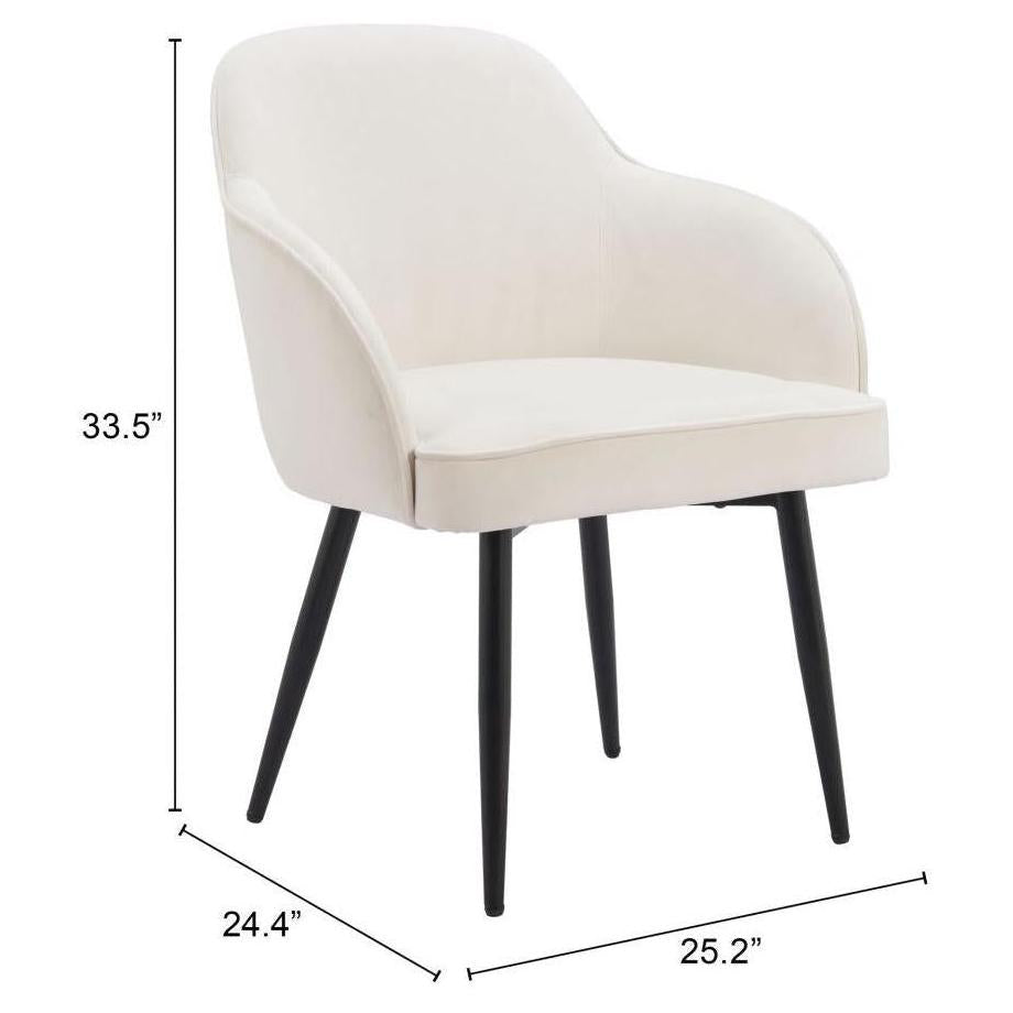 Jolie Dining Chair Ivory