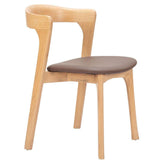 Pioro Dining Chair Brown & Natural