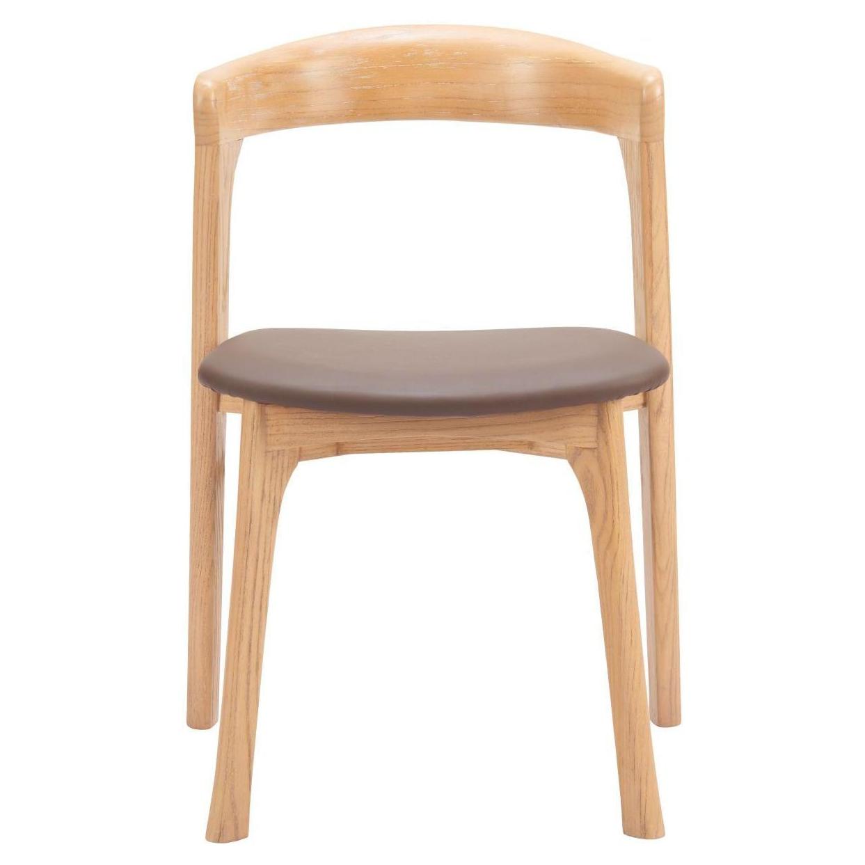 Pioro Dining Chair Brown & Natural