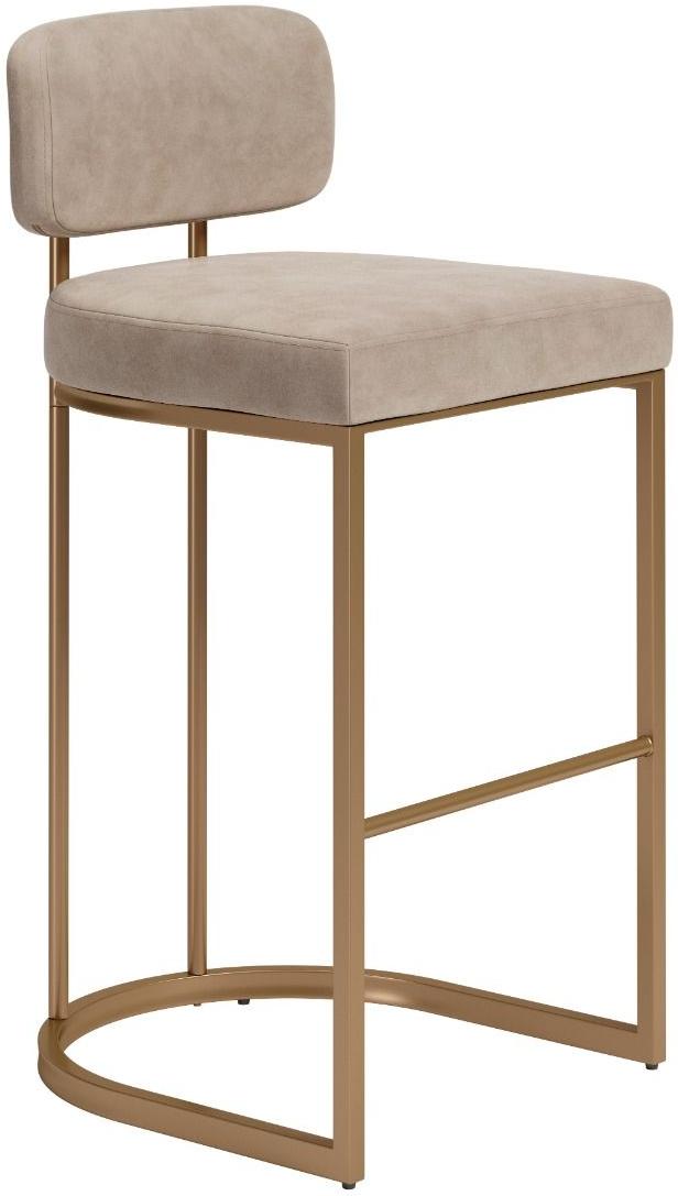 Velar Upholstered Bar Stool