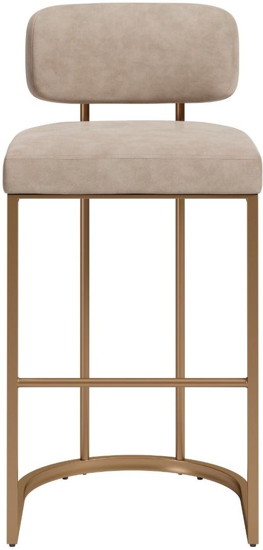Velar Upholstered Bar Stool