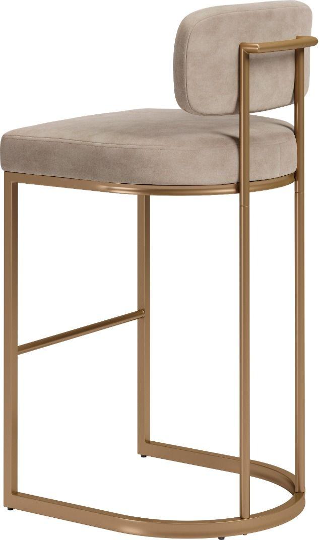 Velar Upholstered Bar Stool