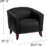 HERCULES Imperial Series Black LeatherSoft Chair