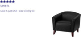 HERCULES Imperial Series Black LeatherSoft Chair