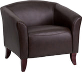 HERCULES Imperial Series Brown LeatherSoft Chair