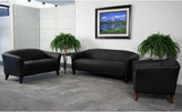 HERCULES Imperial Series Black LeatherSoft Loveseat