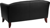 HERCULES Imperial Series Black LeatherSoft Loveseat