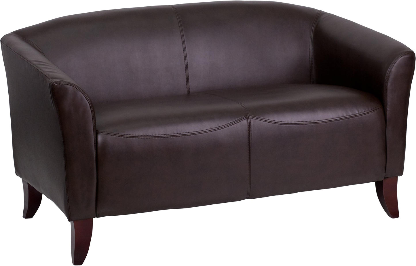 HERCULES Imperial Series Brown LeatherSoft Loveseat